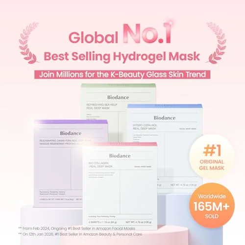 Biodance ▫️ Bio-Collagen Real Deep Mask - Máscara noturna hidratante, que minimiza os poros e melhora a elasticidade - Máscara facial de hidratação profunda com colagénio - 34 g x 4 unidades 2