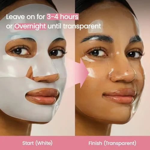 Biodance ▫️ Bio-Collagen Real Deep Mask - Máscara noturna hidratante, que minimiza os poros e melhora a elasticidade - Máscara facial de hidratação profunda com colagénio - 34 g x 4 unidades 5