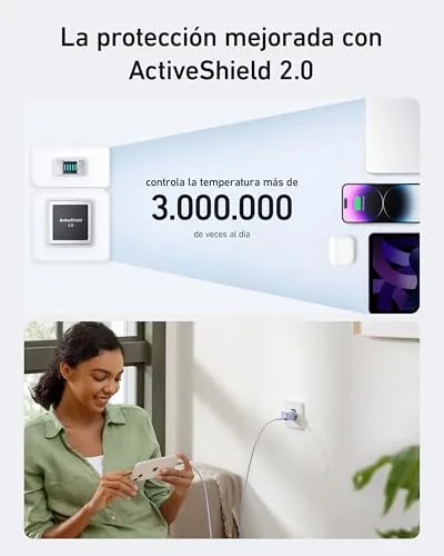 Anker ▫️ 511 Nano 3 Carregador USB-C GAN 30 W Carregamento Rápido 5