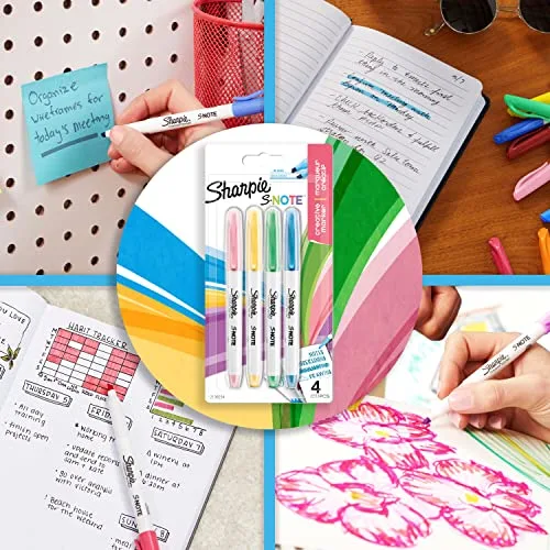 Paper Mate ▫️ Artigos de papelaria das marcas Sharpier, Otring e Elmer's | Canetas esferográficas, canetas de gel, marcadores, sublinhadores, lápis HB e muito mais | Ideal para a escola e o escritório | 23 unidades 2