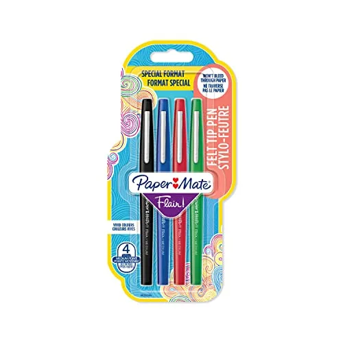 Paper Mate ▫️ Artigos de papelaria das marcas Sharpier, Otring e Elmer's | Canetas esferográficas, canetas de gel, marcadores, sublinhadores, lápis HB e muito mais | Ideal para a escola e o escritório | 23 unidades 6