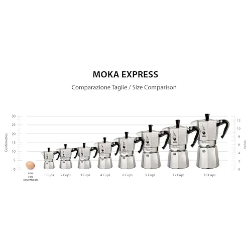 Bialetti ▫️ Cafeteira alumínio, 6 chávenas + Perfetto Moka, cinzento, preto 4