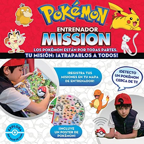 Borras ▫️ Jogo de Mesa Interativo «Pokémon Mission»: Torna-te num Treinador de Pokémon e apanha-os a todos. Jogo de Treinador: Aprende curiosidades divertidas sobre os teus Pokémon favoritos (19442) 2