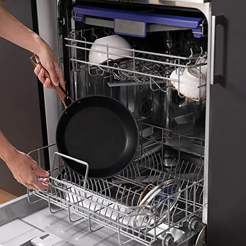 Cecotec ▫️ Frigideira Polka Fantasy 24 Bucket Golden. Diâmetro 24, alumínio forjado, revestimento antiaderente Platinum Plus Teflon, sem PFOA, cabo em aço inoxidável, adequada para fogões de indução 5