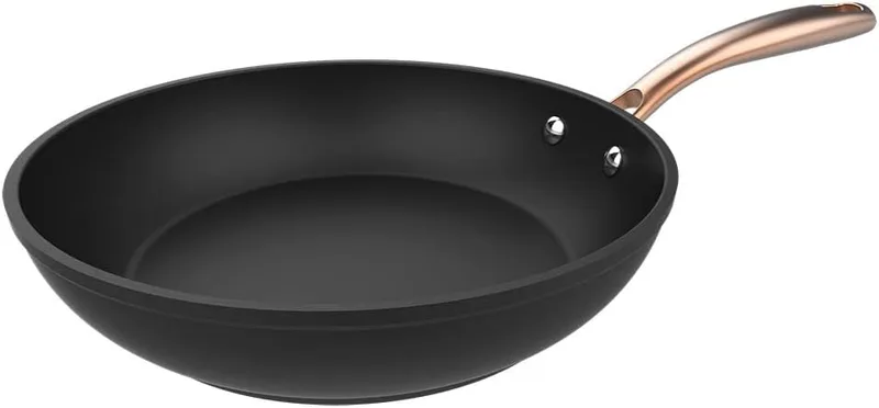 Cecotec ▫️ Frigideira Polka Fantasy 24 Bucket Golden. Diâmetro 24, alumínio forjado, revestimento antiaderente Platinum Plus Teflon, sem PFOA, cabo em aço inoxidável, adequada para fogões de indução
