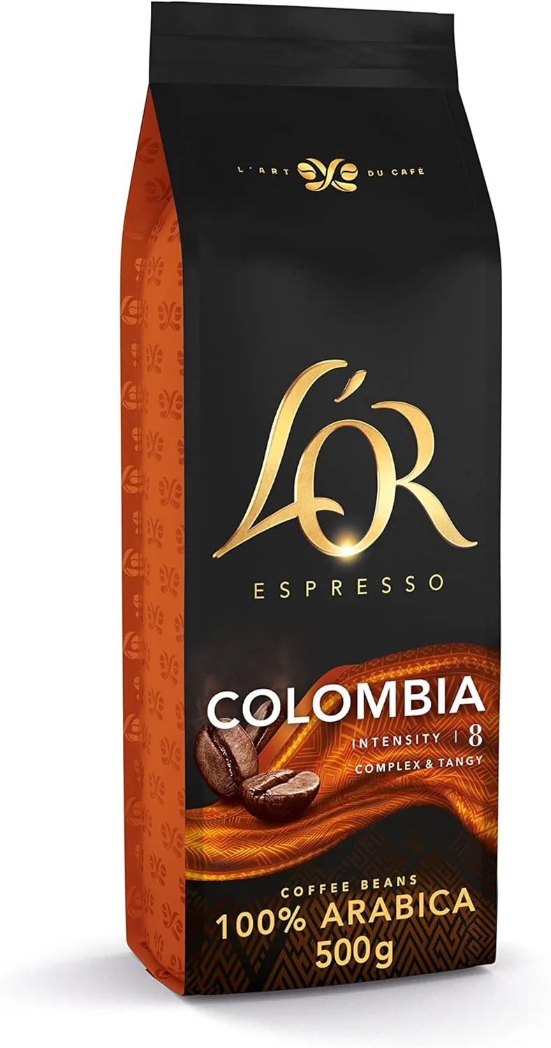 L'OR ▫️ Café Grano Colômbia 100% Arábica | Natural | Intensidade 8 | 500 g
