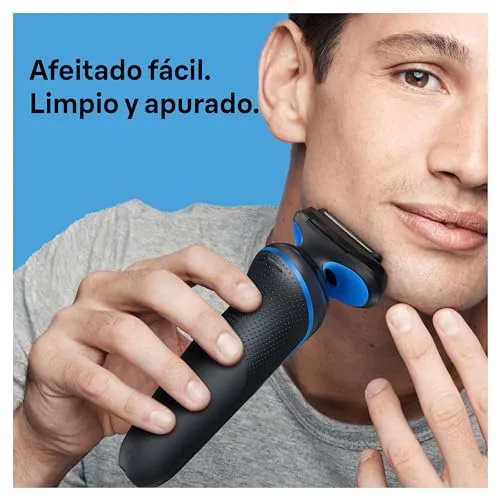Braun ▫️ Series 5 Máquina de barbear elétrica para homem, 51-B1000s, azul 2