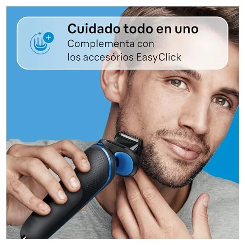 Braun ▫️ Series 5 Máquina de barbear elétrica para homem, 51-B1000s, azul 5