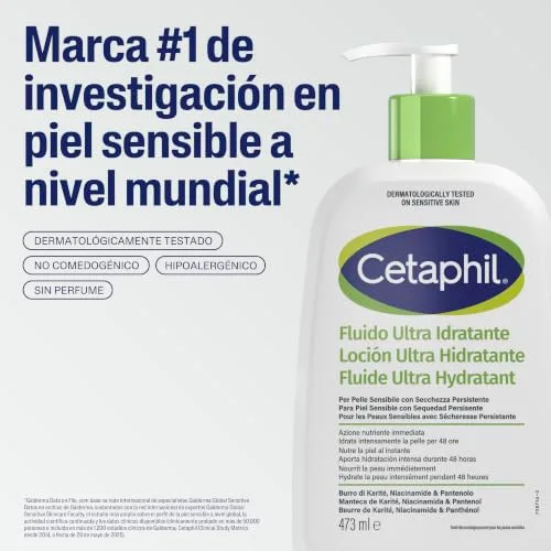 Cetaphil ▫️ Loção Ultra-Hidratante 473 ml, para pele com secura persistente 4