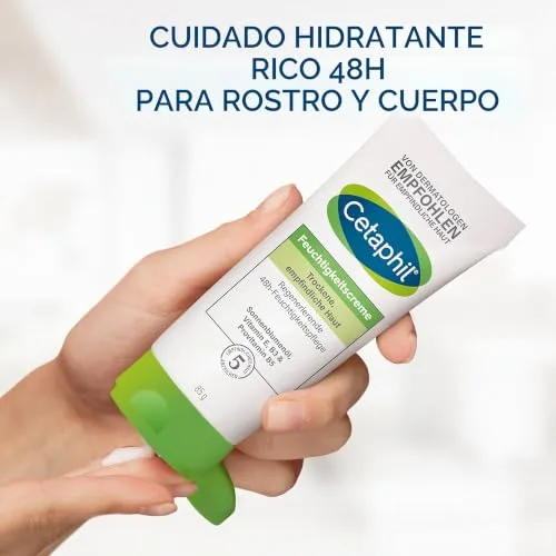 Cetaphil ▫️ Loção hidratante, 460 ml, e creme hidratante, 85 g, para pele seca e sensível do corpo e do rosto; hidrata intensamente durante 48 horas; clinicamente testado em peles sensíveis 4