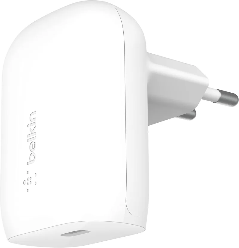 Carregador USB-C de 30 W da Belkin com PPS, carregamento rápido PD 3.0, carregador USB C certificado pela USB-IF para iPhone 17, iPhone Air, iPhone 16, Samsung Galaxy, Z Fold, Pixel, iPad, Note, AirPods
