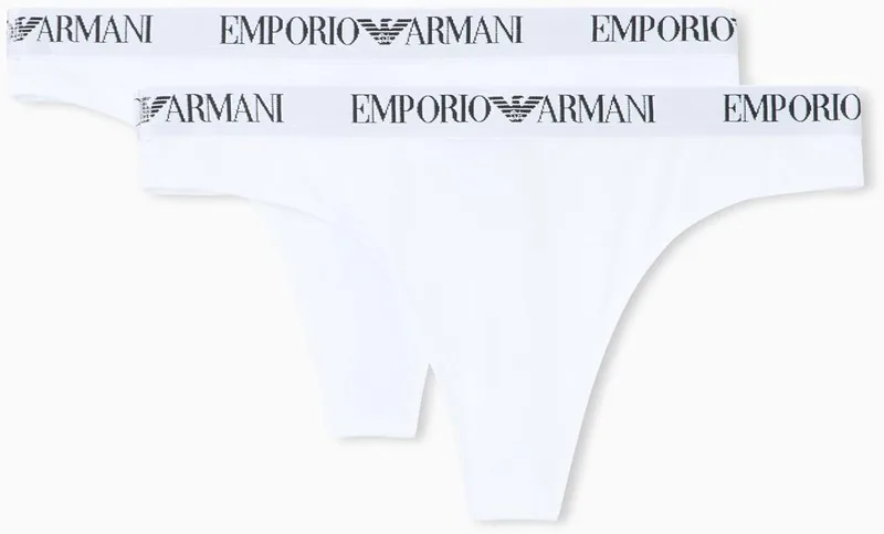 Emporio Armani ▫️ Tangas (Conjunto de 2) para Mulher