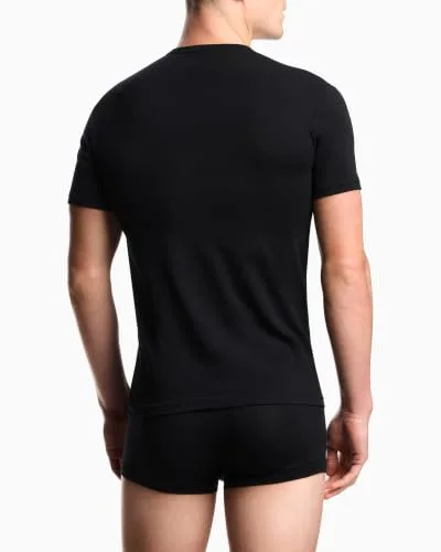 Emporio Armani ▫️ Conjunto de 2 T-shirts de gola redonda para homem (Conjunto de 2) 2