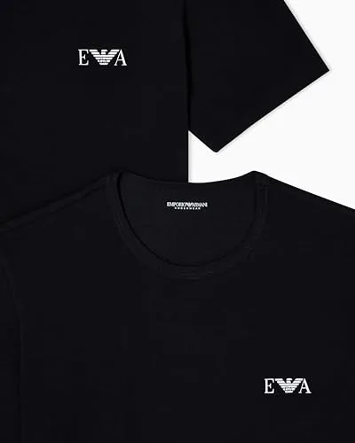 Emporio Armani ▫️ Conjunto de 2 T-shirts de gola redonda para homem (Conjunto de 2) 4