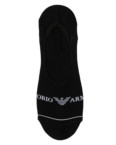 Emporio Armani ▫️ Conjunto de 3 pares de meias com logótipo para homem - Meias invisíveis 2
