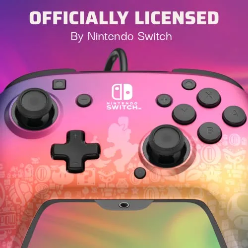 PDP ▫️ Comando com fio Switch Rematch STAR SPECTRUM com licença oficial da Nintendo - Botões, joysticks, gatilhos e alavancas personalizáveis - Comandos ergonómicos 5