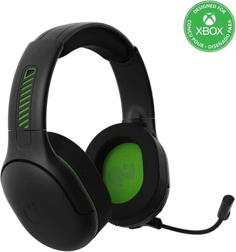 PDP ▫️ AIRLITE Pro Wireless Headset Preto para Xbox Series X|S, Xbox One, Licenciado Oficialmente