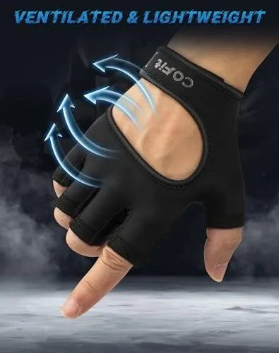 COFIT ▫️ Luvas de ginásio com ventilação, luvas leves de fitness de verão multifuncionais para levantamento de pesos, ciclismo, exercício físico, escalada e remo 2