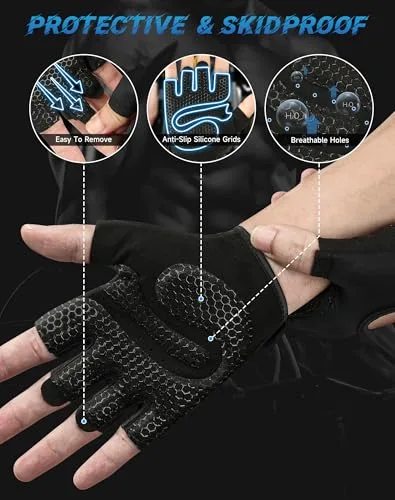 COFIT ▫️ Luvas de ginásio com ventilação, luvas leves de fitness de verão multifuncionais para levantamento de pesos, ciclismo, exercício físico, escalada e remo 3