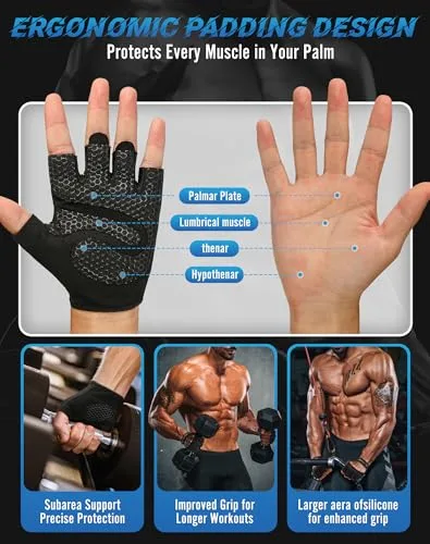 COFIT ▫️ Luvas de ginásio com ventilação, luvas leves de fitness de verão multifuncionais para levantamento de pesos, ciclismo, exercício físico, escalada e remo 4
