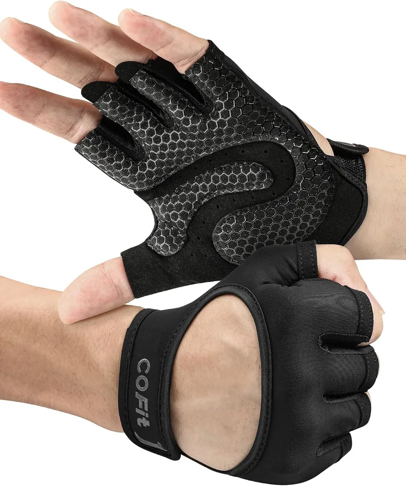 COFIT ▫️ Luvas de ginásio com ventilação, luvas leves de fitness de verão multifuncionais para levantamento de pesos, ciclismo, exercício físico, escalada e remo