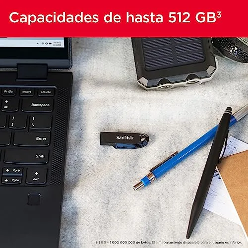 SanDisk ▫️ 128 GB Ultra Curve - Pen USB 3.2, até 100 MB/s, cor preta 2