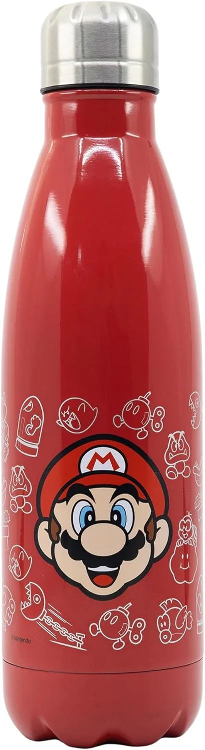 Stor ▫️ GARRAFA DE AÇO INOXIDÁVEL 780 ML SUPER MARIO
