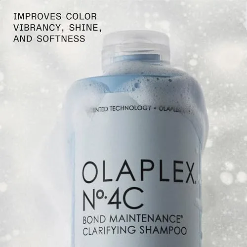 OLAPLEX ▫️ No. 4C Bond Maintenance™ Champô de Limpeza Profunda Clarificante | Remove as impurezas e os resíduos que causam danos | Ajuda a restaurar a vivacidade da cor | Para cabelos crespos, encaracolados, lisos e ondulados, 8,5 fl oz 2