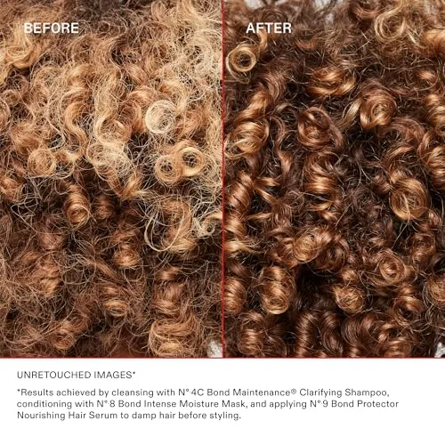 OLAPLEX ▫️ No. 4C Bond Maintenance™ Champô de Limpeza Profunda Clarificante | Remove as impurezas e os resíduos que causam danos | Ajuda a restaurar a vivacidade da cor | Para cabelos crespos, encaracolados, lisos e ondulados, 8,5 fl oz 4