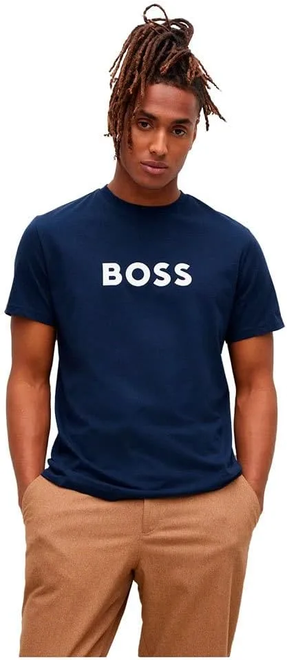 BOSS ▫️ Camisola T-Shirt Swim RN Camisola de proteção para homem