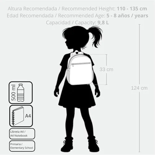 Enso ▫️ Mochila Pré-escolar Friends Together, Rosa 6