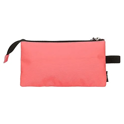 Pepe Jeans ▫️ Aris - Estojo triplo 22x12x5 cm, fabricado em poliéster, com dimensões adequadas para mochila e mala grande, da Joumma Bags 3
