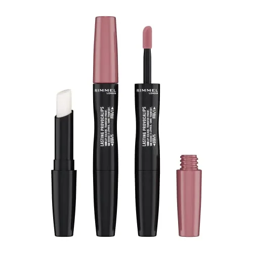 Rimmel London ▫️ Rimmel, Lasting Provocalips, Batom de longa duração, 400 Grin & bare it, Passo 1: 2,3 mL, Passo 2: 1,6 g 2
