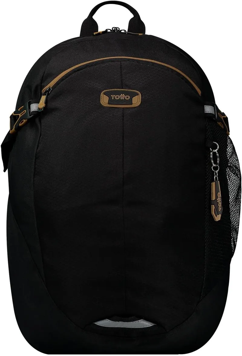 TOTTO ▫️ Mochila para portátil de 14 polegadas, cor preta - Desporto, Unissexo para adultos