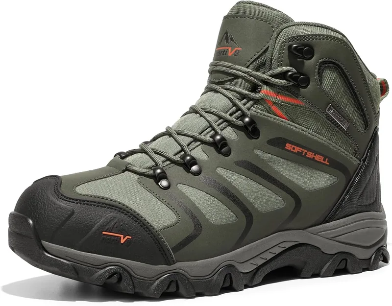 NORTIV 8 ▫️ Botas de montanha Sapatos de caminhada Sapatos de trekking para homem Sapatos leves e impermeáveis ao ar livre 160448_M-E