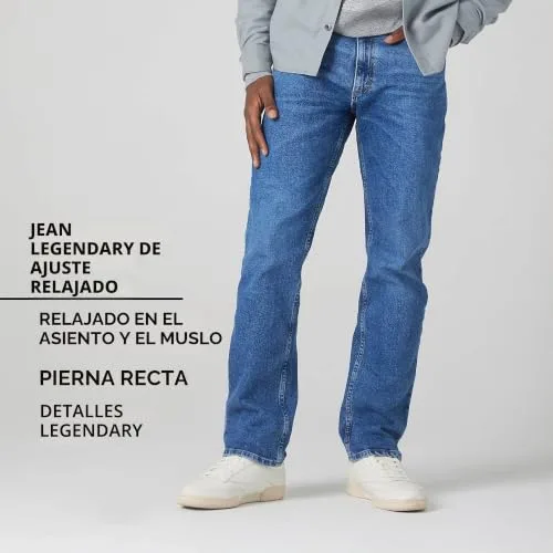 Lee ▫️ Calças de ganga Men's Legendary Relaxed Straight Jean 6