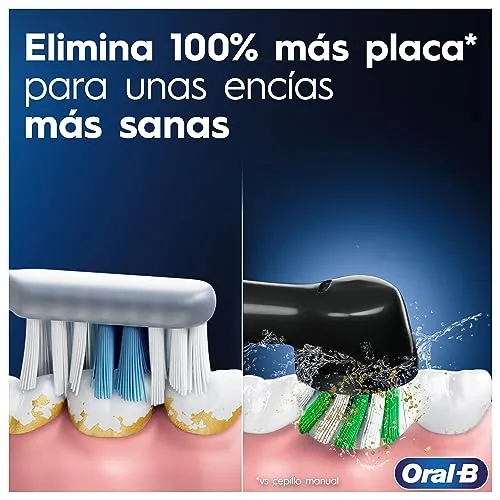 Oral-B ▫️ Escovas de dentes elétricas Pro 3 3900N, pretas e cor-de-rosa, embalagem de 2 2