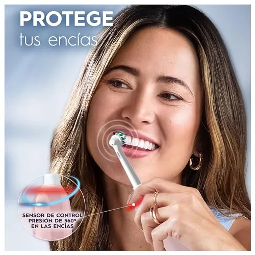 Oral-B ▫️ Escovas de dentes elétricas Pro 3 3900N, pretas e cor-de-rosa, embalagem de 2 3