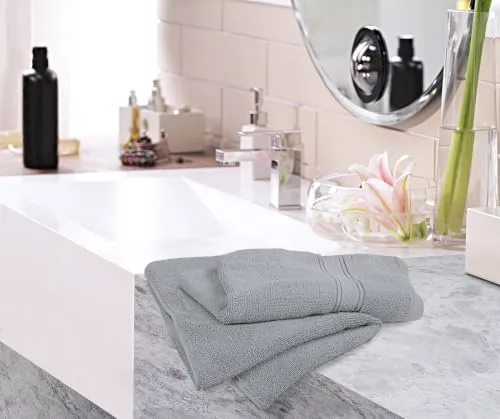 Utopia Towels ▫️ Toalhas de mão 41 cm x 71 cm - Embalagem de 6 (Cinza Frio) 5