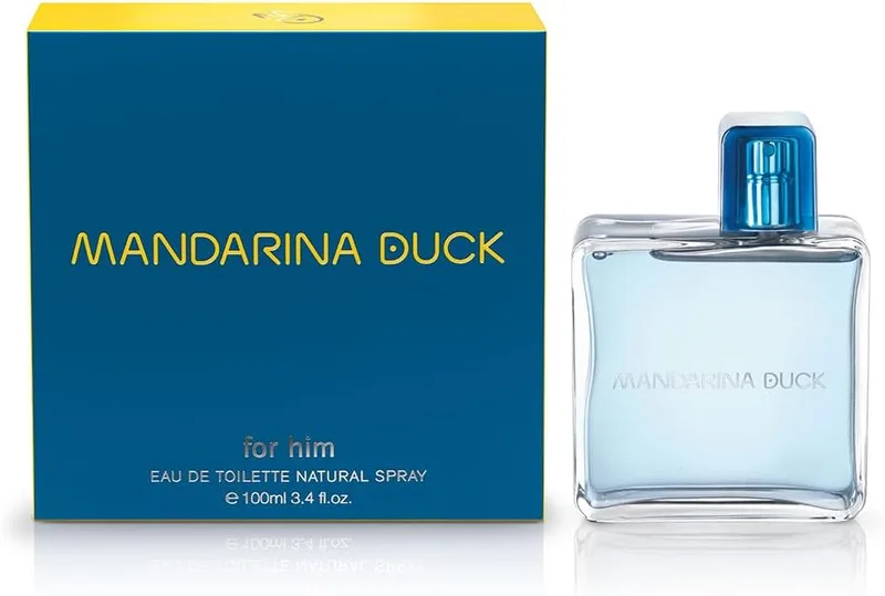 MANDARINA DUCK FRAGRANCES ▫️ For Him Eau de Toilette, Perfume para homem em spray, Família olfactiva Fougère Marine, 100 ml