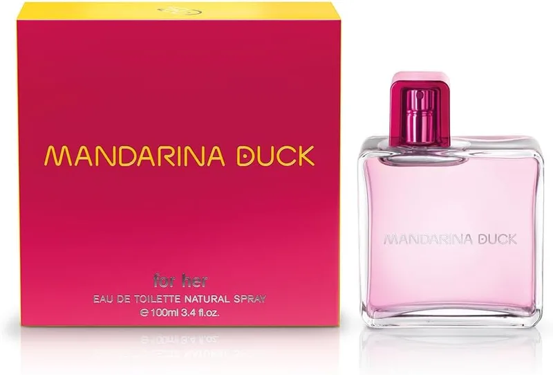 MANDARINA DUCK FRAGRANCES ▫️ For Her Eau de Toilette, perfume feminino em spray, fragrância floral, frutada e chipre, 100 ml