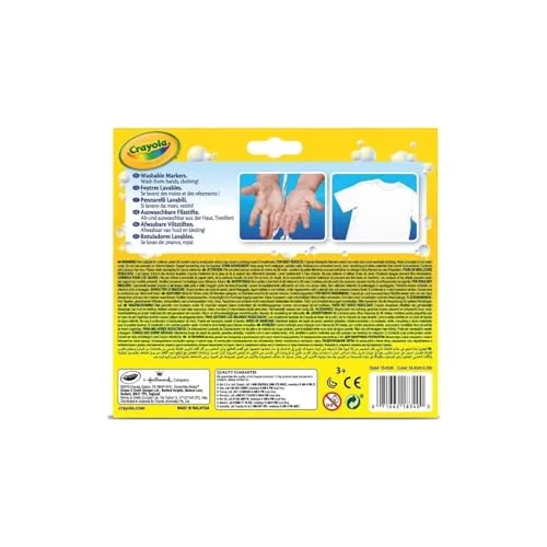 CRAYOLA ▫️ 12 canetas laváveis com ponta de fibra 3