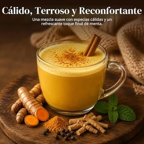 VAHDAM ▫️ Golden Milk, Leite Dourado em Pó com Curcuma e Ashwagandha 100 g | Preparação Quente ou Fria 4