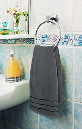 Utopia Towels ▫️ Conjunto de toalhas de banho de 8 peças (cinzento) 4