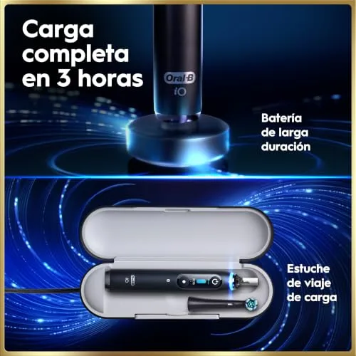Oral-B ▫️ Escova de dentes elétrica iO 9 com 3 cabeças, preta 6