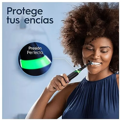 Oral-B ▫️ Escova de dentes elétrica iO 4N com cabo recarregável, 1 cabeça de escova e estojo de viagem, concebida pela Braun - Preto 2