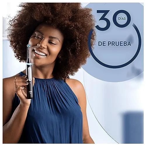 Oral-B ▫️ Escova de dentes elétrica iO 4N com cabo recarregável, 1 cabeça de escova e estojo de viagem, concebida pela Braun - Preto 6