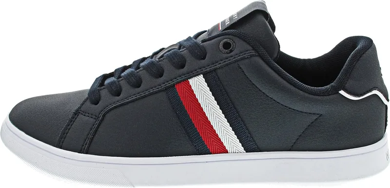 Tommy Hilfiger ▫️ Corporate Leather Cup Stripes Fm0fm04732 Ténis com sola Cupsole para homem