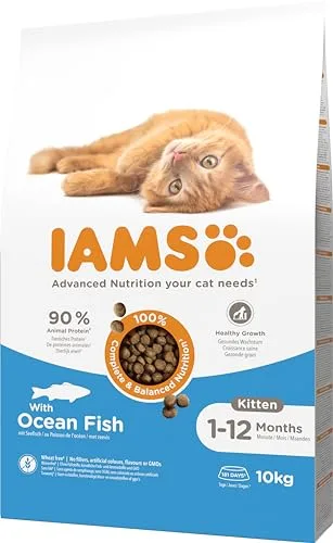 IAMS ▫️ Ração Seca para Gatinhos de 1 a 12 meses, Peixe do oceano, 10 kg 7