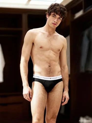 Tommy Hilfiger ▫️ Conjunto de 5 cuecas de homem em algodão elástico 4